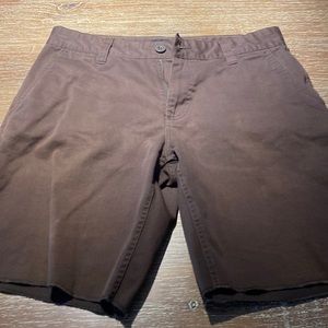 Brixton dark brown chino shorts